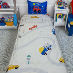 ست روتختی سه بعدی مخمل یک نفره طرح toys car کد10018 &ndash; 4تکه