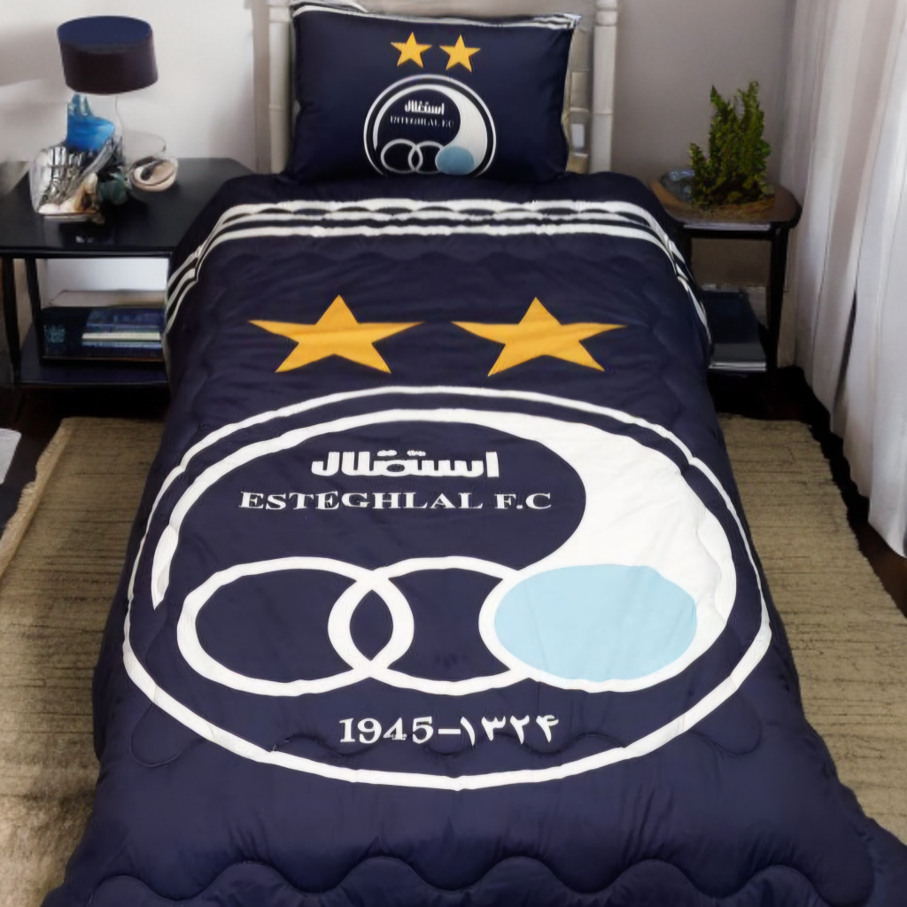 ست روتختی سه بعدی مخمل یک نفره طرح استقلال کد10002 - 4تکه - Image 1